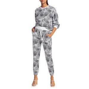 Joie Jeyne Animal Print Sweatshirt and Tempest Animal Print Joggers 2 Piece Set